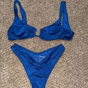 pacsun Blue Bikini Set
